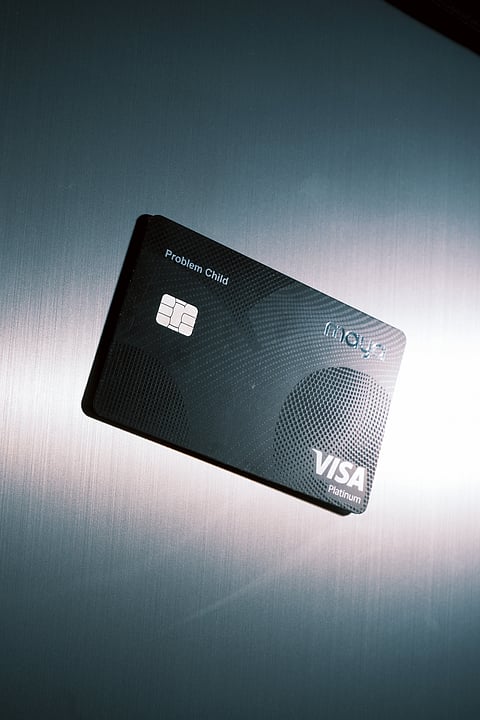 MAYA Black Credit Card is as stylish as it gets with a matte black finish.