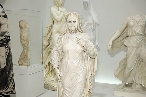 Heidi Klum stuns in statue-like costume at Met Gala 2026