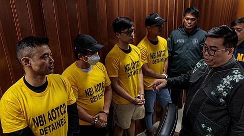 THE National Bureau of Investigation arrested Peanut Gallery Media Network founder Franco Mabanta and four alleged cohorts in an entrapment operation over an alleged extortion scheme, where authorities said he demanded P350 million from House Speaker Martin Romualdez in exchange for withholding an exposé.