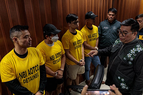 THE National Bureau of Investigation arrested Peanut Gallery Media Network founder Franco Mabanta and four alleged cohorts in an entrapment operation over an alleged extortion scheme, where authorities said he demanded P350 million from House Speaker Martin Romualdez in exchange for withholding an exposé.
