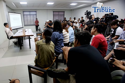 (May 07 2026) Dr. Raquel Fortun discuss the initial findings of the autopsy of some of the victims in the April 19 killings in Toboso, Negros Occidental, known as the Negros 19, during a press briefing inside the UP Diliman Campus in Quezon City on Thursday, May 7, 2026. Photo/Analy Labor
