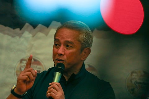 Interior and Local Government Secretary Jonvic Remulla is confident that they will get former partylist representative and fugitive Zaldy Co during a press conference in Manila on 08 May 2026. Co is wanted for graft and malversation over an alleged anomalous P285.5 million flood control project.