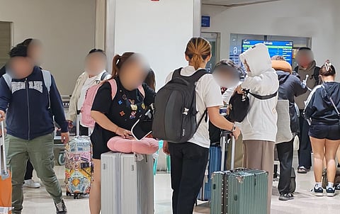 HOME from scam hubs Human trafficking victims rescued from Cambodia arrive home under a government repatriation effort amid continuing crackdowns on online scam syndicates in Southeast Asia.