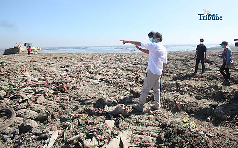 Department of Public Works and Highways Secretary Vince Dizon, along with representatives from the DENR, DOTr, MMDA, San Miguel Corp., Navotas Mayor John Rey Tiangco, and officials from Japan including Ambassador Endo Kazuya and JICA Chief Baba Takahashi, conducted a joint inspection at the Navotas Sanitary Landfill on Monday, 11 May, 2026, after a fire was declared out.

The inspection assessed site conditions, waste management operations, environmental concerns, and ongoing infrastructure developments in the area.
