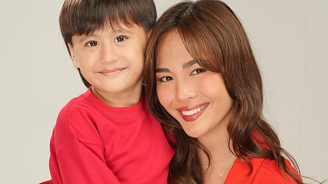 JANELLA Salvador and son Jude. 