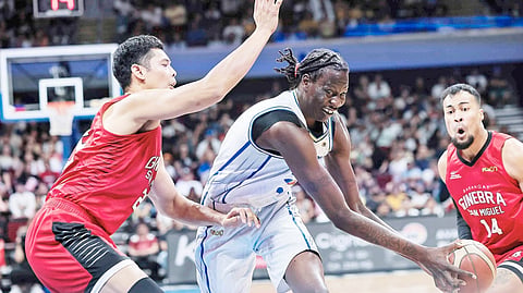 BOL Bol isn’t happy over the TNT Tropang 5G’s 86-93 setback to Barangay Ginebra in the PBA Commissioner’s Cup last Sunday.