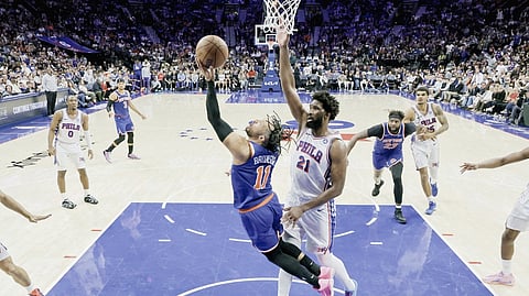 JALEN Brunson and the New York Knicks make short work of the Philadelphia 76ers to advance to the Eastern Conference finals of the NBA playoffs.
