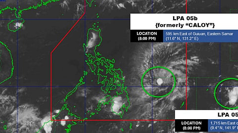 ‘Caloy’ dissipating off Eastern Samar