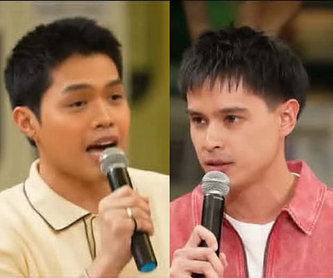 Elijah Canlas and Ralph De Leon debate regarding on "influencers should be held accountable to the same standards as the journalist" in YSpeak 2.0 pilot episode