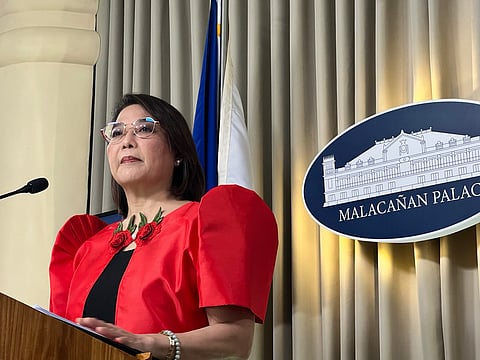 Palace press officer, Usec. Claire Castro