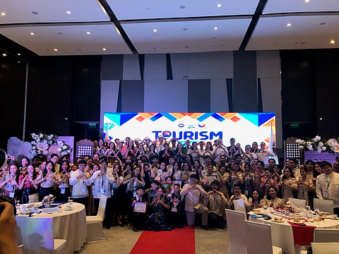 FUTURE INNOVATORS: The Department of Tourism and Commission on Higher Education recognized and awarded national and regional winners of the 2025 Tourism Start-Up Challenge. The awarding ceremony is held at Seda Vertis North, Quezon City, 12 May, Tuesday morning. (PHOTOGRAPHED by Sean Magbanua for the Daily Tribune). 
