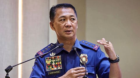 PHILIPPINE National Police (PNP) Chief Police General Jose Melencio Nartatez Jr.