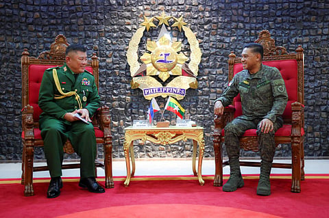 Myanmar defense attaché pays courtesy call on AFP chief