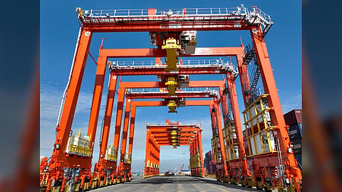 SLIGHT delays in the entry and exit of trucks at the terminal gates.