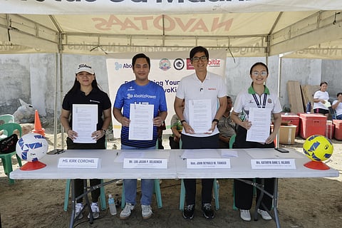 The AboitizPower-Therma Mobile, Inc., in partnership with the City Youth Development Office of the Local Government of Navotas City, has launched a grassroots football training camp at Barangay Tanza in the city of Navotas on May 12, 2026.