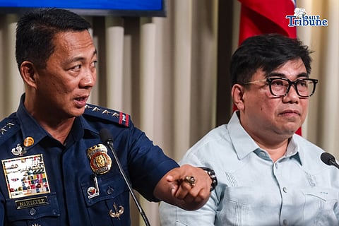 PNP CHIEF JOSE MELENCIO NARTATEZ AND NBI DIRECTOR MELVIN MATIBAG
