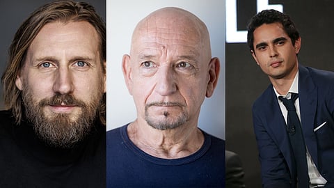 Pekka Strang, Ben Kingsley and Max Minghella. 