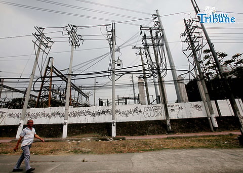 (May 14 2026) Grid Electricity lines at Meralco Diliman substation along commonwealth avenue pictured on Thursday May 14 2026. The NGCP has raised yellow and red alerts today due to shortages in power supply and power reserves from Luzon power plants, yellow alert will be on 3:01 PM – 4:00 PM and 10:01 PM – 11:00 PM while red alert affected areas may experience power outages from 4:01 PM – 10:00 PM  The Philippines frequently experiences power interruptions during the hot and dry months of April and May as electricity demand surges. Photo/Analy Labor