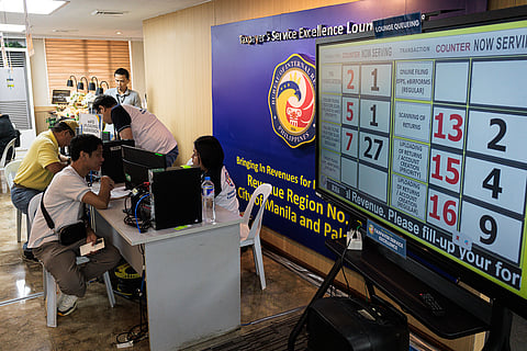 Taxpayers file annual income tax returns on final day of filing