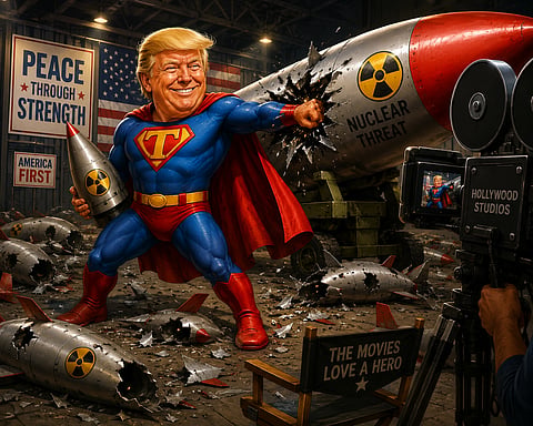 TRUMP in June last year ordered the bombing of three key nuclear sites in Iran.