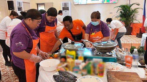 RESIDENTS from Las Piñas City participate in the 11th Urban Gardening and Cooking Festival at the Villar Foundation Complex which promotes sustainable living activities.