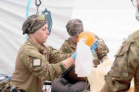 CAPTAIN Samantha Miller during Exercise Balikatan in Palawan, where New Zealand joins multinational military medical operations for the first time.
