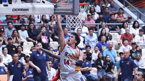 ANDREI Caracut shoots 29 points to star in Rain or Shine’s 113-104 victory and ousting of San Miguel in the PBA Commissioner’s Cup quarterfinal round on Friday at the Ynares Center in Antipolo.