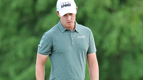 MAVERICK McNealy cards a three-under par 67 to match Alex Smalley on four-under 136 after the second round of the PGA Championship.