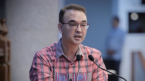 SENATE President Alan Peter Cayetano