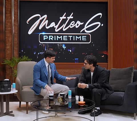 Erwan Heusaff and Matteo Guidicelli on Matteo G. Primetime 
