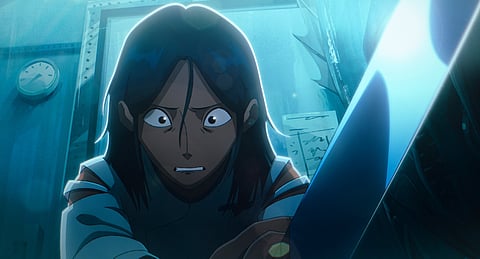 Sara (voiced by Vanille Velasquez) in a still from "Lovers," by Heartbreak Studios