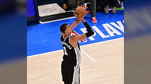 VICTOR Wembanyama erupts for 41 points to lead the San Antonio Spurs to a 122-115 win over the Oklahoma City Thunder in Game 1 of their NBA Western Conference best-of-seven finals series.
