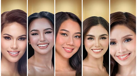 2026 Miss Philippines Earth Delegates from Cebu City, Lantapan Bukidnon, Marikina City, Bago City and Tayabas