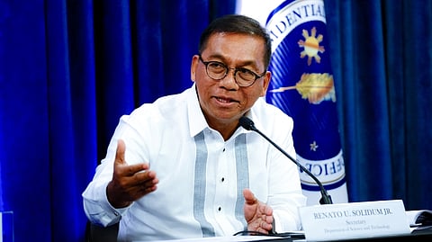 DOST Secretary Renato U. Solidum Jr.