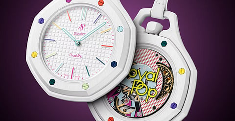 Audemars Piguet and Swatch unveil Royal Pop, a new collection that brings together creativity and audacity with haute horlogerie