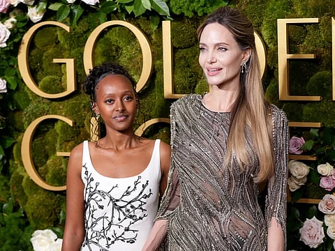 Zahara Jolie and Angelina Jolie