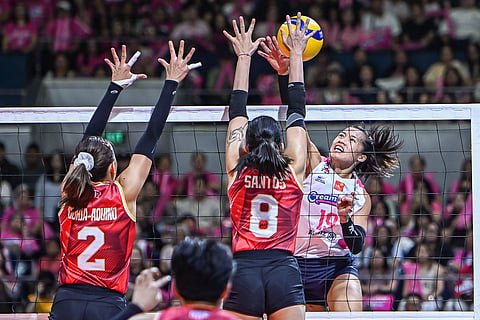 THE intense battle featuring Bernadeth Pons and Creamline against Erika Santos and Cignal in Game 2 of the PVL All-Filipino Conference best-of-three finals series last 23 April will be feted as Game of the Year in the 2nd Pilipinas Live PVL Press Corps Awards.