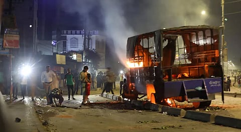 Thousands clash with police over alleged child rape