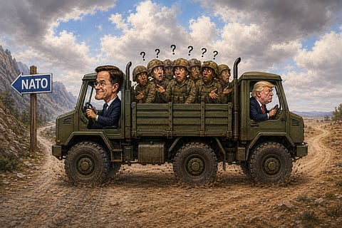 TRUMP left NATO heads spinning by announcing he would send 5,000 troops to Poland, in an apparent reversal of Washington earlier calling off the planned deployment. 