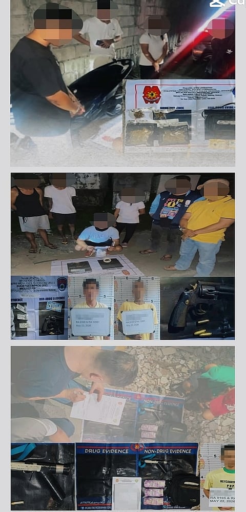 Four suspects were arrested and P683,652 worth of shabu, high-grade marijuana and firearms were seized in separate anti-drug buy-bust operations across Bulacan from May 22 to 23, as police vow to sustain a tough crackdown to keep Central Luzon communities safe.