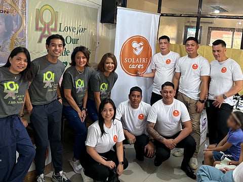 Solaire Cares, in partnership with the LOLA Foundation, conducts an outreach program to support the children of San Agustin, Novaliches, Quezon City last 20 May.