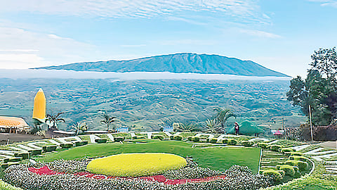 THE Claveria View Deck offers panoramic views of Misamis Oriental’s lush mountain landscapes.