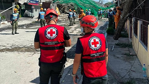 Building collapse in Angeles traps workers; rescue operations continue