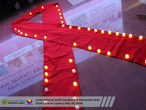 DOH Central Luzon takes part in International AIDS Candlelight Memorial 2026