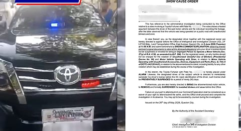 Photo from Land Transportation Office (LTO)