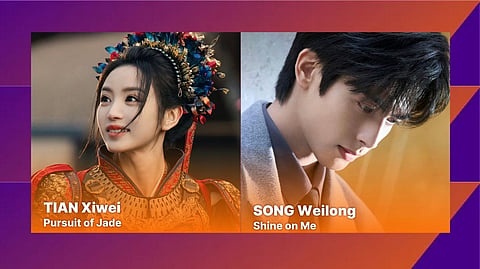 Chinese stars Tian Xiwei and Song Weilong