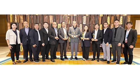 GRAND STEVIE. Meralco's "No One Left in the Dark: How Meralco Brought 24/7 Sustainable Power to Cagbalete Island" was recognized with a Grand Stevie. In photo are the team behind the groundbreaking initiative that delivered sustainable electricity to off-grid communities in Cagbalete, Island in Quezon Province. Besides the Grand Stevie, the campaign was also conferred with two other Gold Stevies - under the Sustainability & Climate Protection Services and Innovation in Corporate Social Responsibility Videos categories.