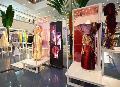Terno and Kimona pieces displayed at the TernoCon 2026 "Filipiniana x Obra," 
