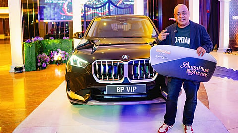 BINGOPLUS VIP Club’s first BMW winner receives a brand-new luxury vehicle during the BingoPlus Night 2026 in Manila, marking a milestone moment in the ongoing VIP Club BMW Giveaway Series.