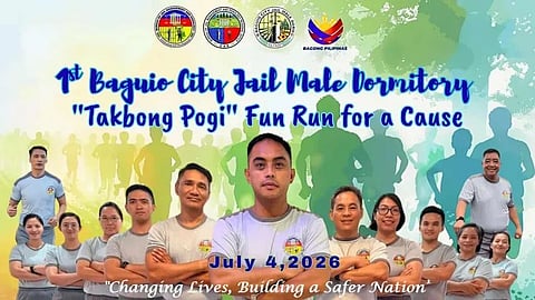 Join the Baguio City Jail Male Dormitory’s first-ever “Takbong Pogi” fun run on 4 July at Burnham Park to help fund medical treatment and bail for a bedridden inmate and support a jail personnel member recovering from a head fracture. Learn how to register, race categories, fees, and what runners receive.